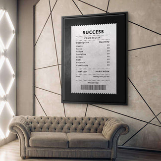 Ontvangstbewijs voor succes