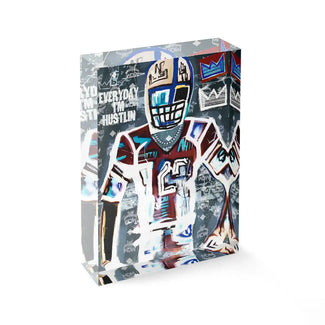 Acrylblock - Football hustlin