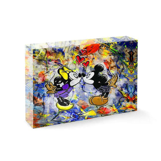 Acrylblock - KISS - LOVE