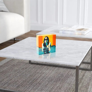 Acrylblock - Schwimmtag