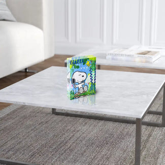 Acrylblock - Best friends on the swing