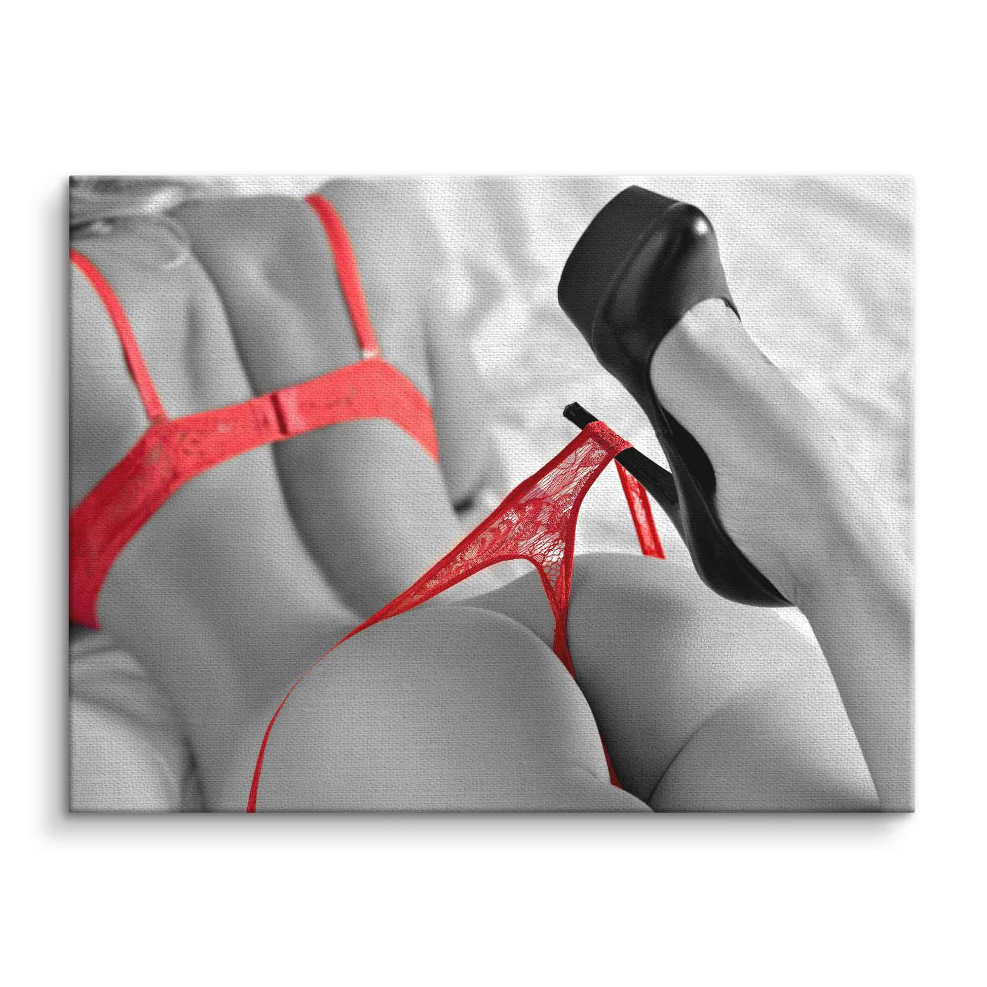 Rote Dessous Wandbild | Erotik & Sinnlichkeit | ArtMind Rote Dessous Wandbild | Erotik & Sinnlichkeit | ArtMind