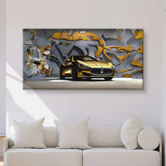 Graffiti Dreamcars Gold Maserati