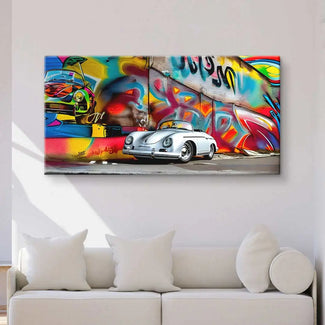 Graffiti Dreamcars Porsche 356 Cabrio