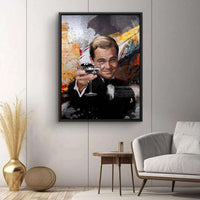 Leonardo DiCaprio mural