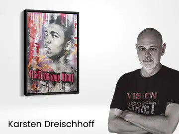 Künstler Karsten Dreischhoff bei ARTMIND