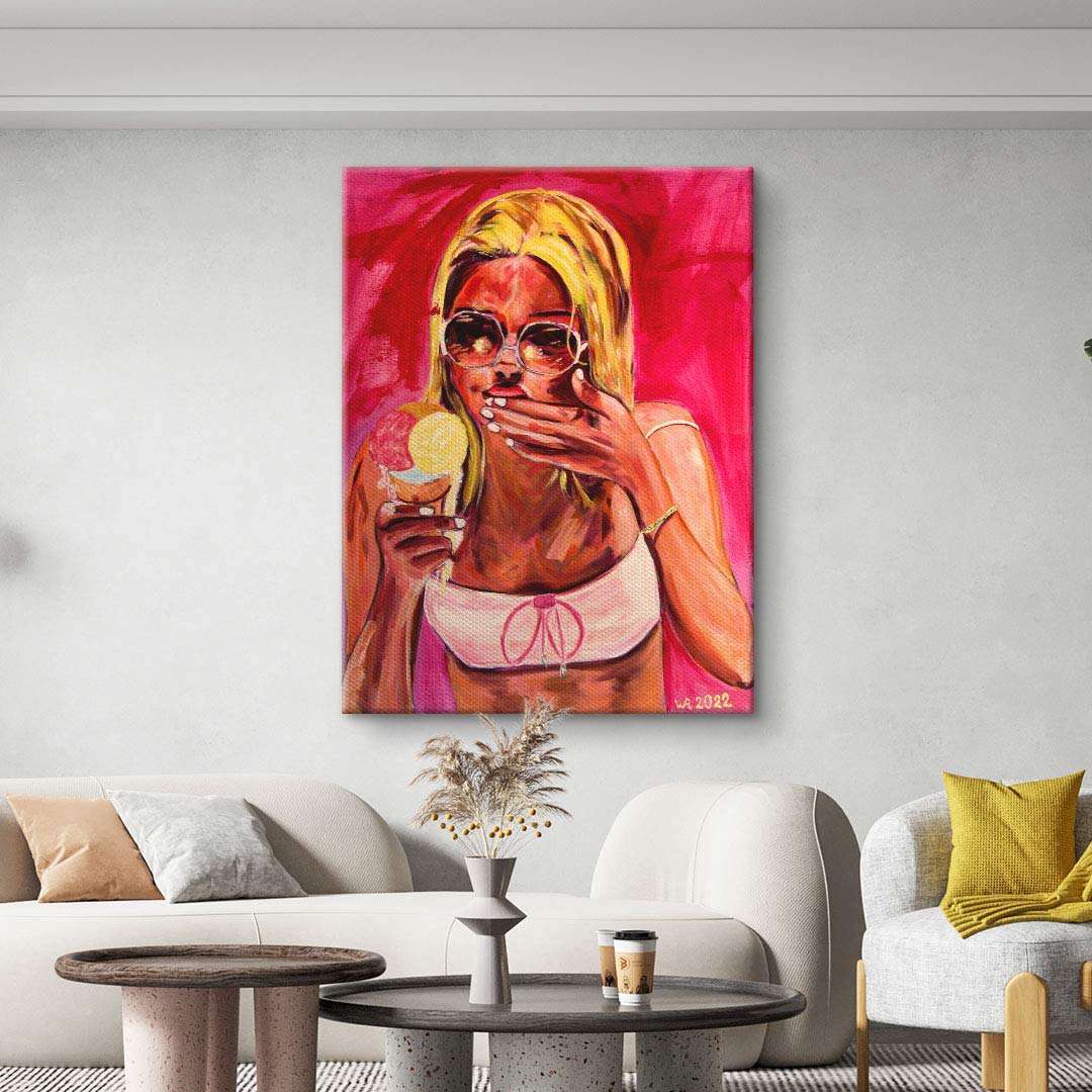 Frambozenijs voor het ontbijt 