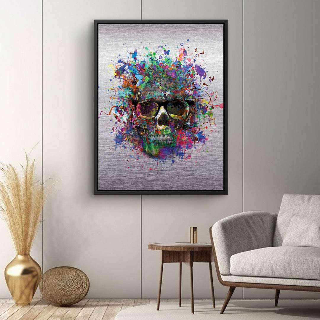 Künstlerisches – ArtMind kreativen mit Wandbild Totenkopf