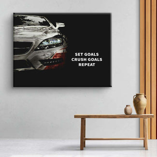 Set goals, crush, repeat 