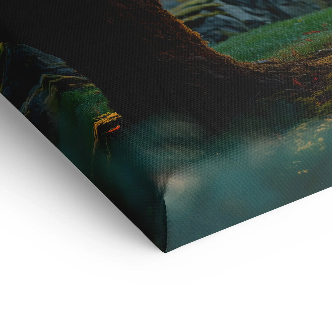 Sunbeams in the forest 