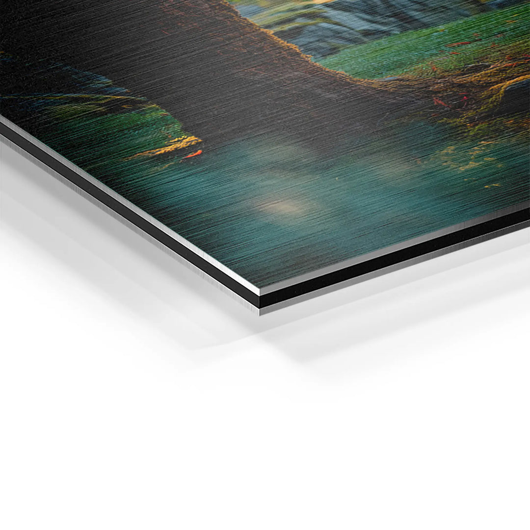 Sunbeams in the forest 