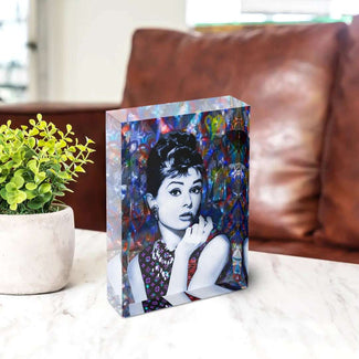 Acrylblock - Audrey Hepburn