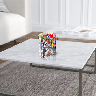 Acrylblock - Keep smiling