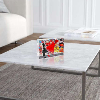 Acrylblock - Flying Love