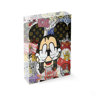 Acrylblock - Love & Hate