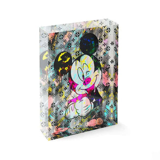 Acrylblock - Be happy