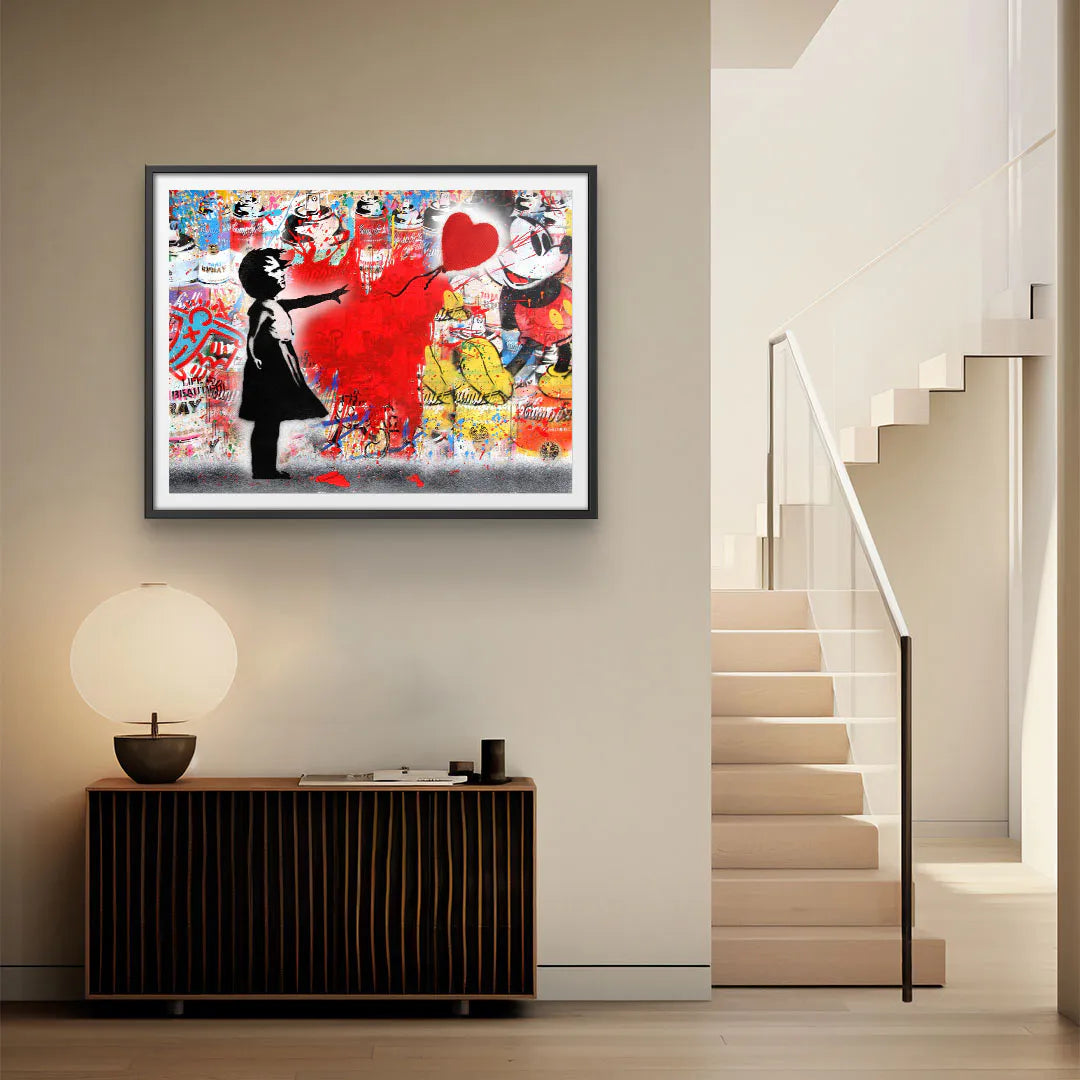 Flying Love - Galerieabzug