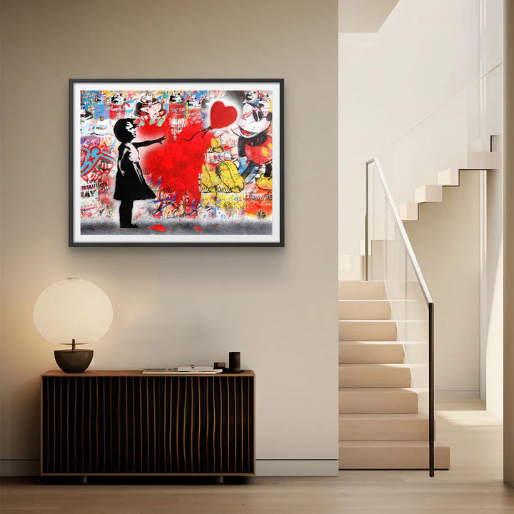 Flying Love - Galerieabzug