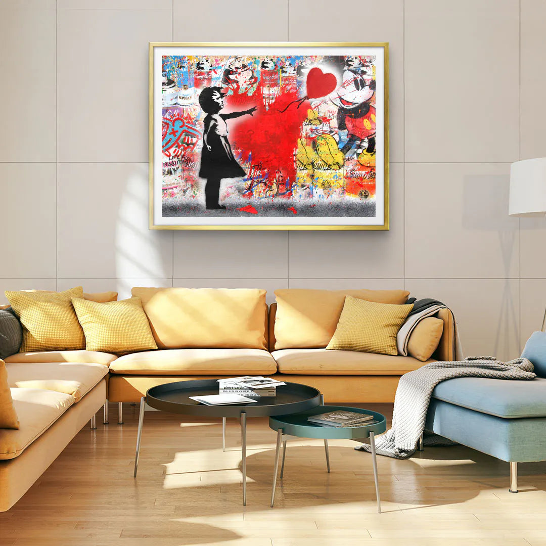 Flying Love - Galerieabzug