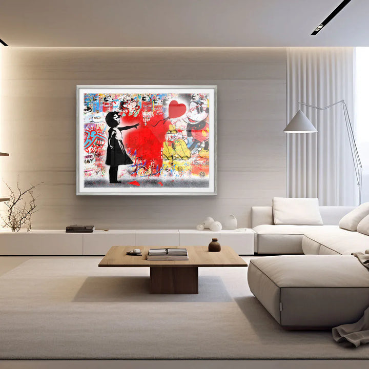 Flying Love - Galerieabzug