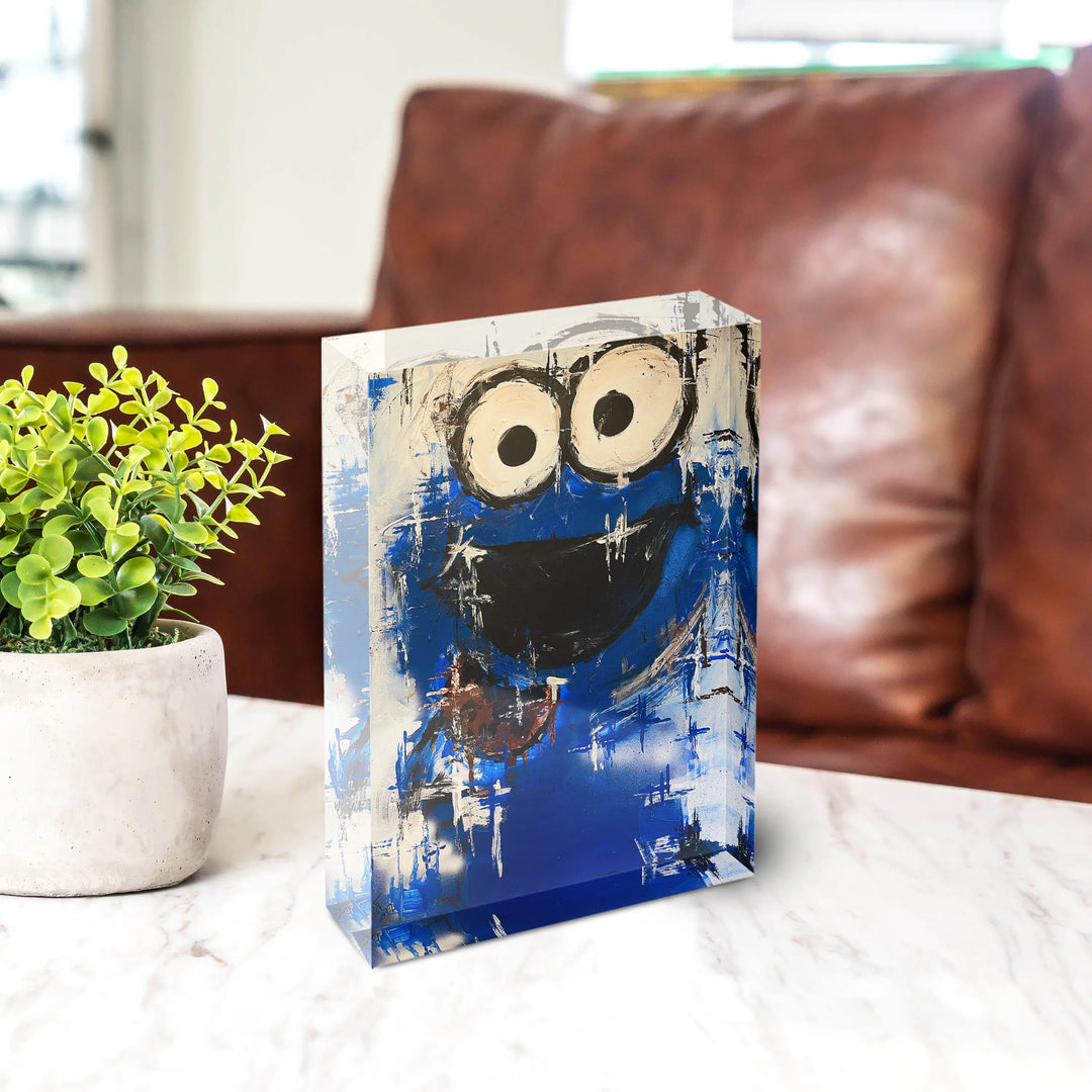 Acrylblock - Krümelmonster