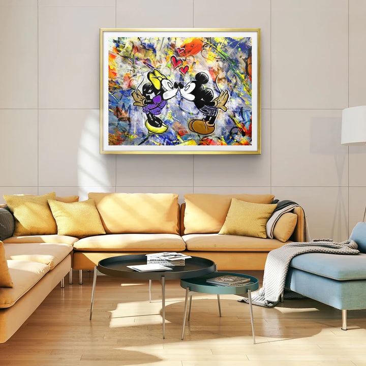 Kiss - Love - Galerieabzug