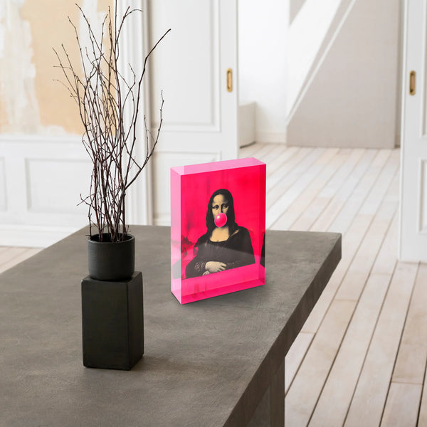 Acrylblock - Monas Pink Wist