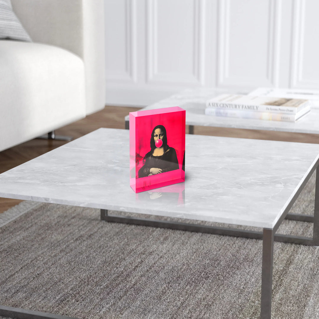 Acrylblock - Monas Pink Wist