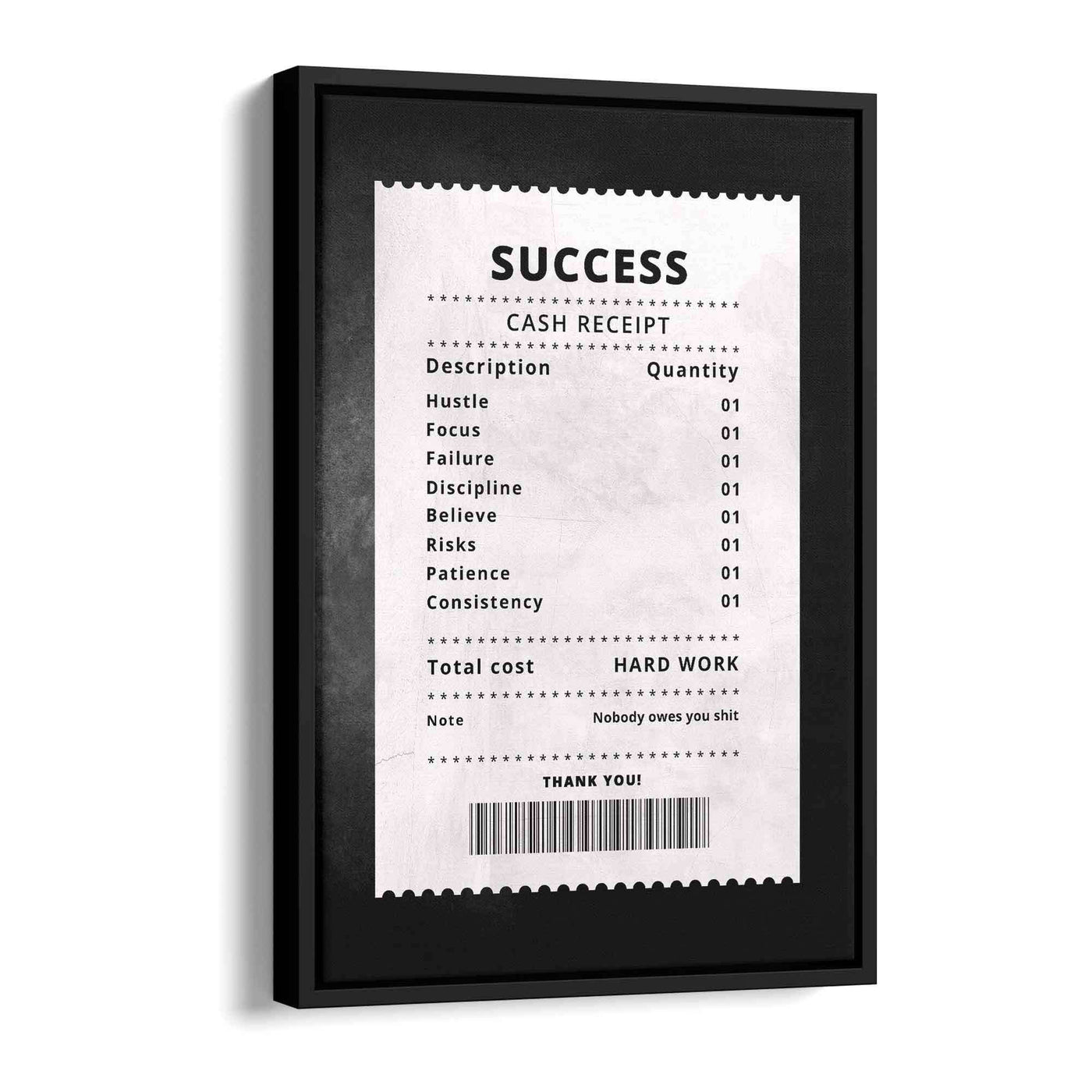 Receipt for Success