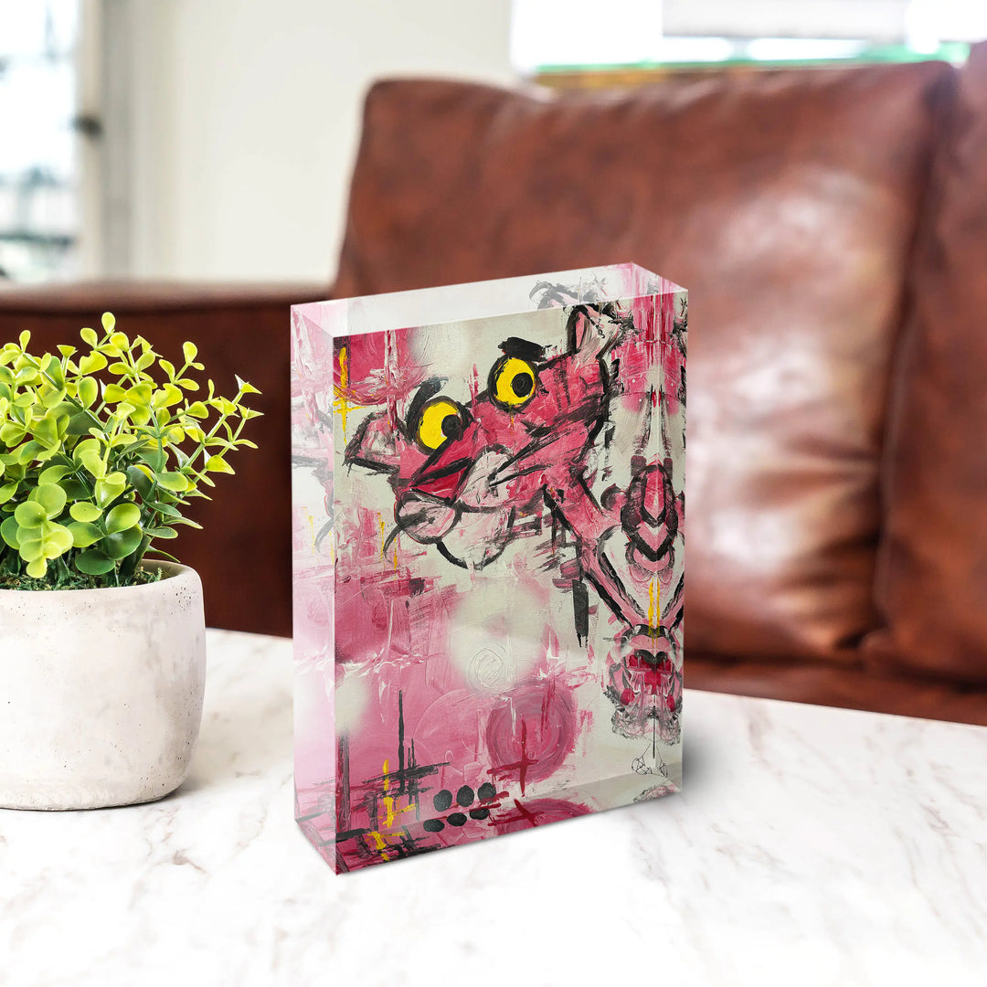 Acrylblock - Pink Panther