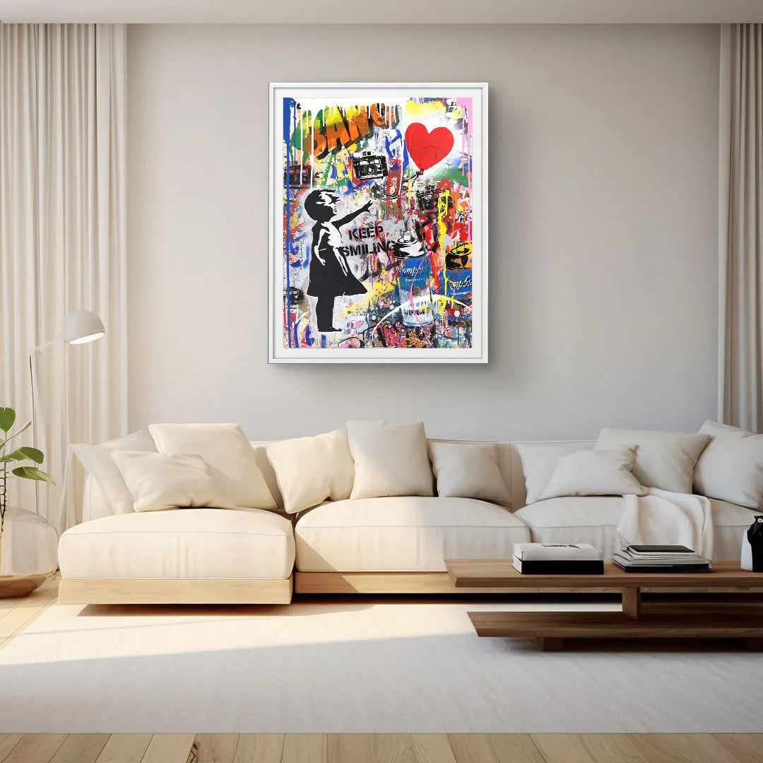 Keep smiling - Galerieabzug