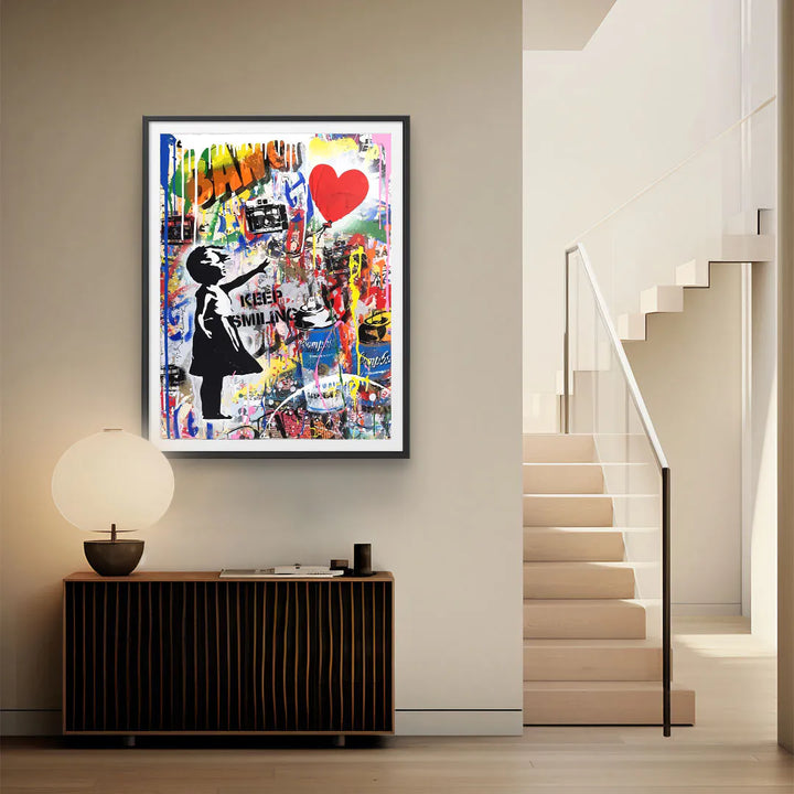 Keep smiling - Galerieabzug