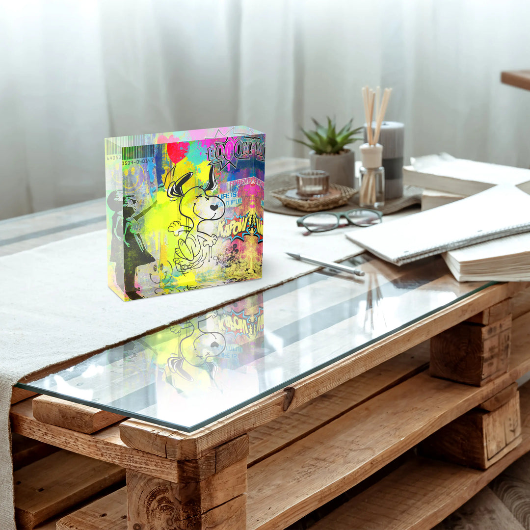 Acrylblock - Happy time