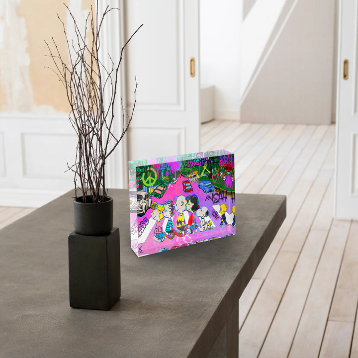 Acrylblock - Family Walk