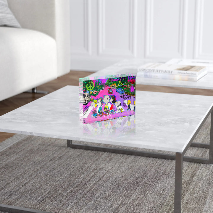 Acrylblock - Family Walk