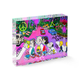 Acrylblock - Family Walk