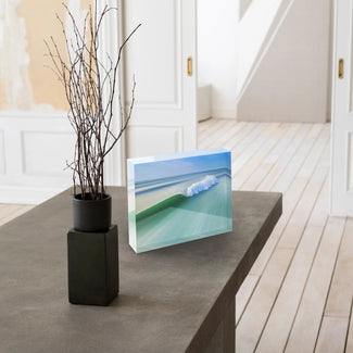 Acrylblock - Salty track landscape