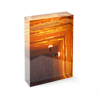 Acrylblock - Sunset Sail