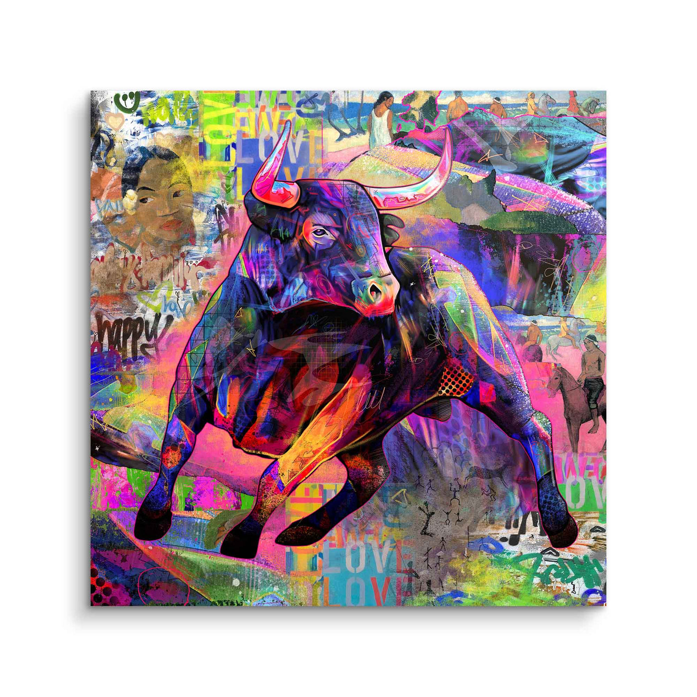 Colorful Bull