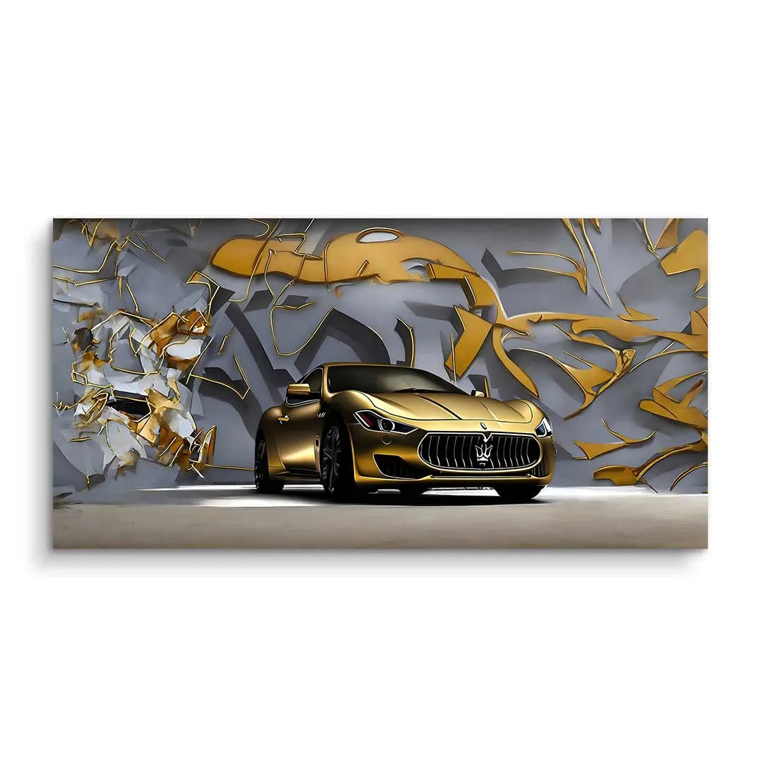 Graffiti Dreamcars Gold Maserati