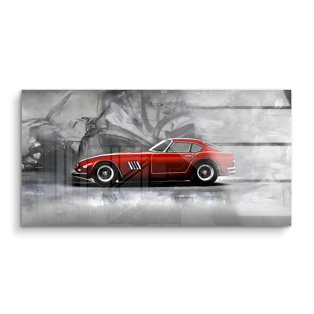 Grey Ferrari GTO
