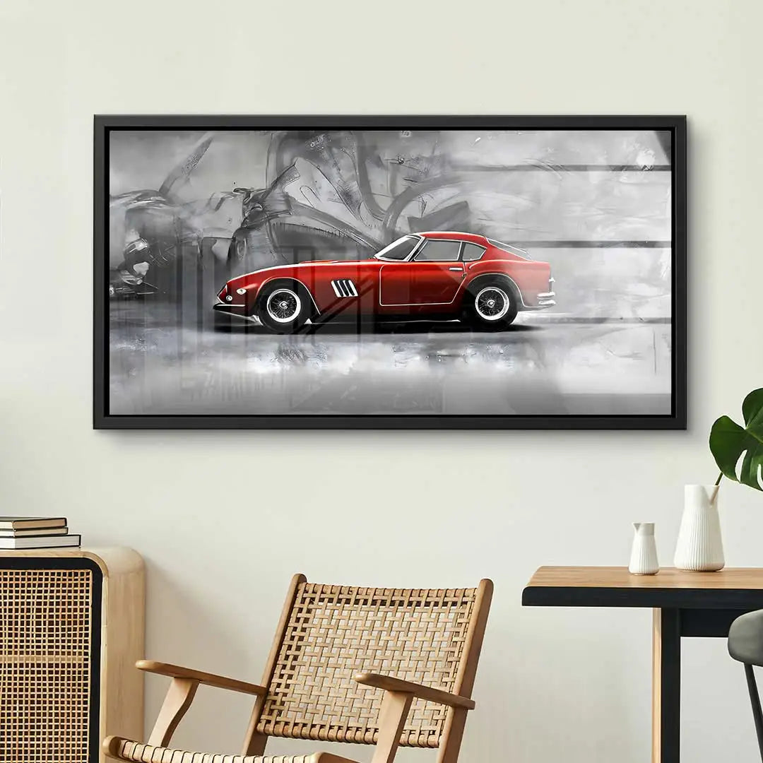 Grey Ferrari GTO