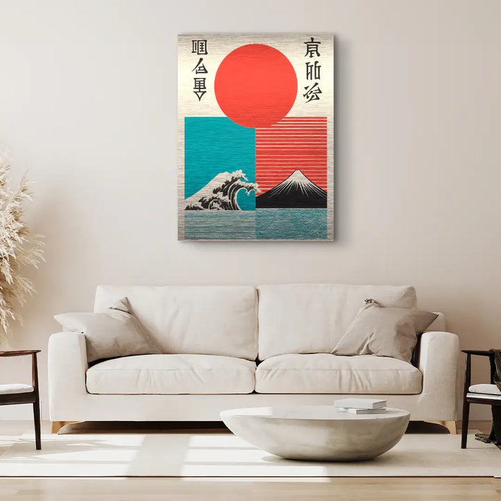Wave meets fuji