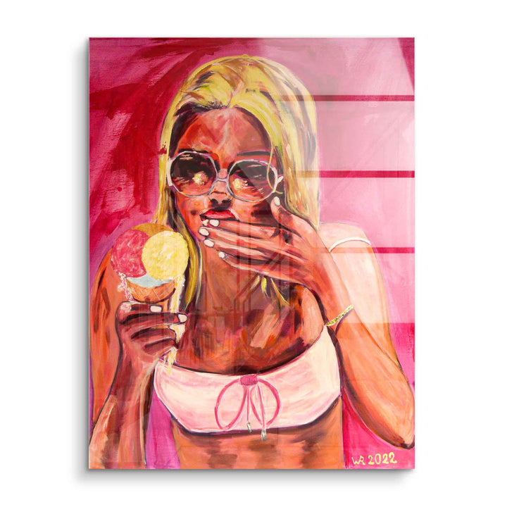 Frambozenijs voor het ontbijt 