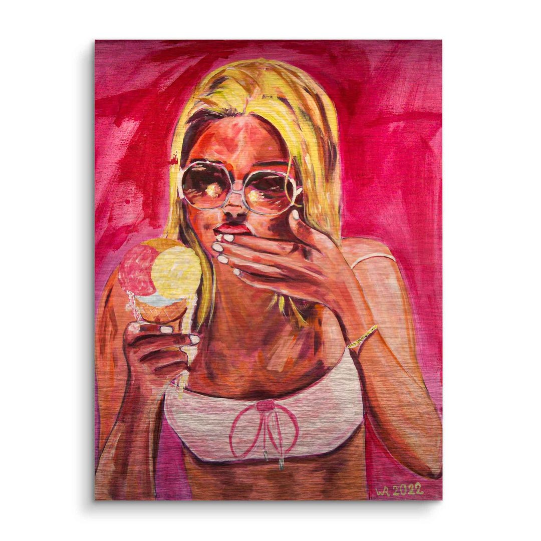 Frambozenijs voor het ontbijt 