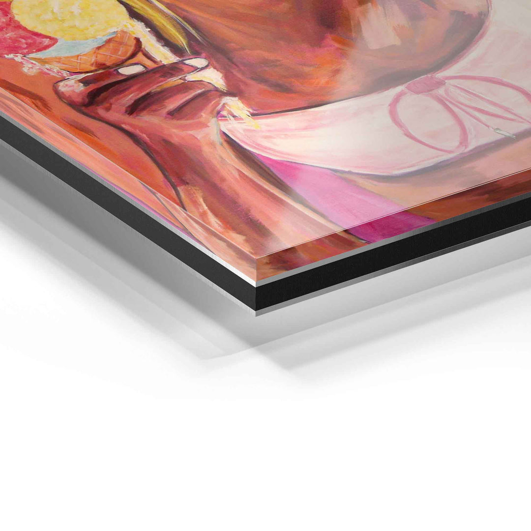 Frambozenijs voor het ontbijt 