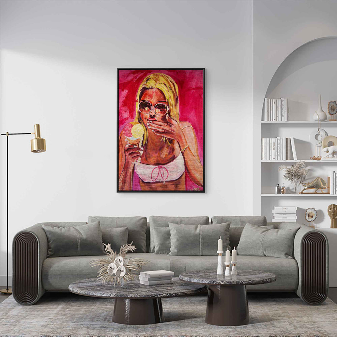 Frambozenijs voor het ontbijt 