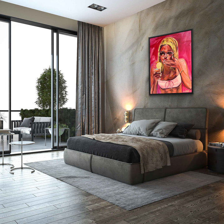 Frambozenijs voor het ontbijt 