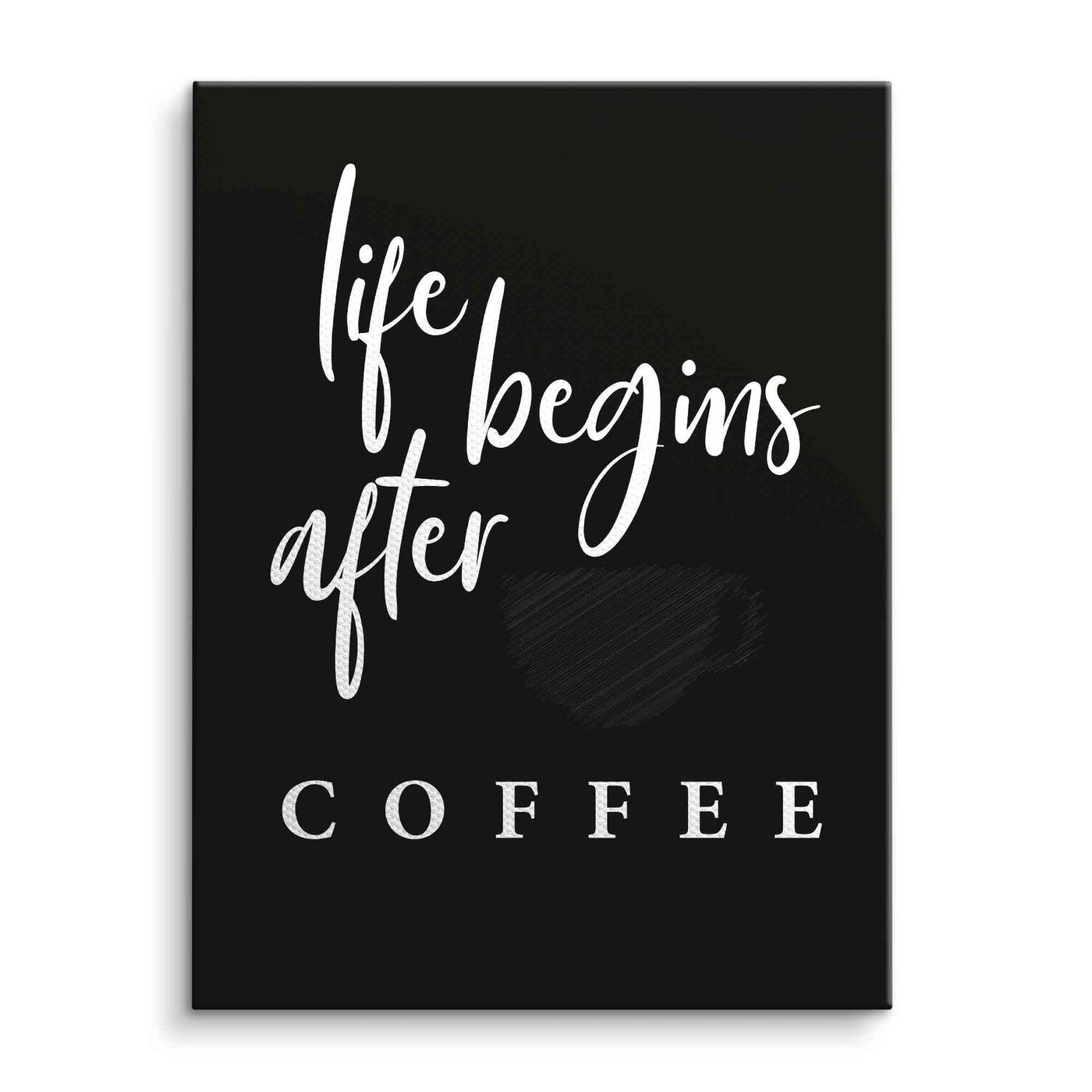 Life begins after coffee