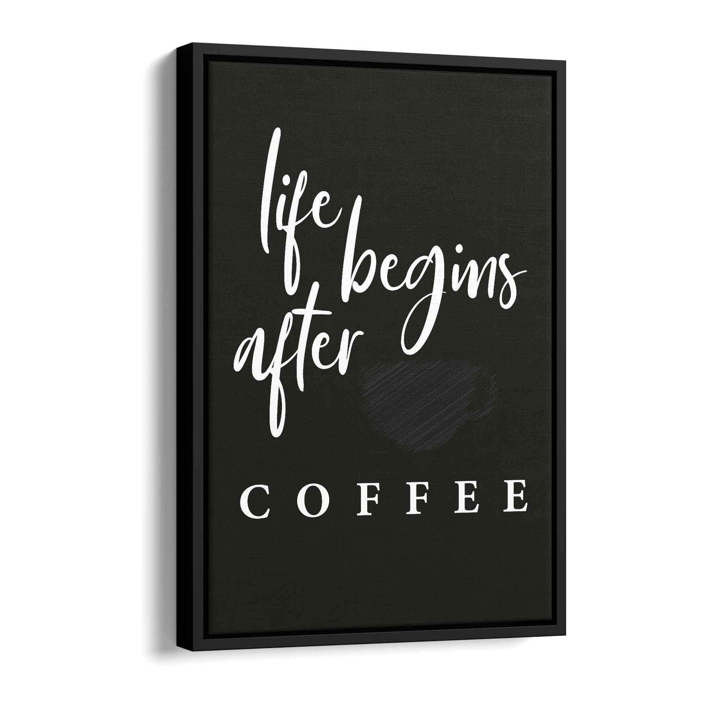 Life begins after coffee